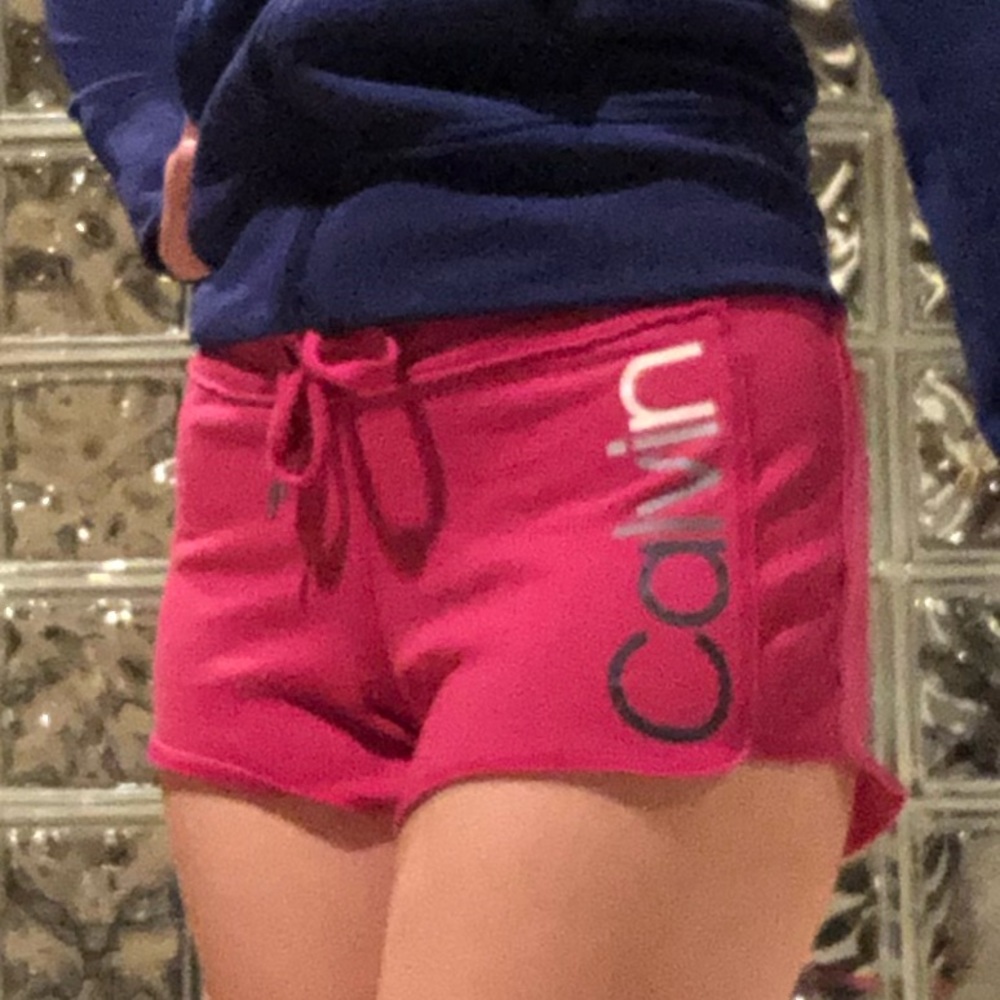 Hot Pink Calvin Klein Lounge Shorts